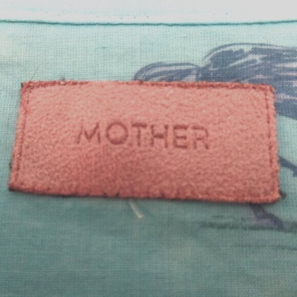 MOTHER The New To Town Horse Anthropologie  Turquoise Shirt Tunic  Dress - Picture 6 of 8